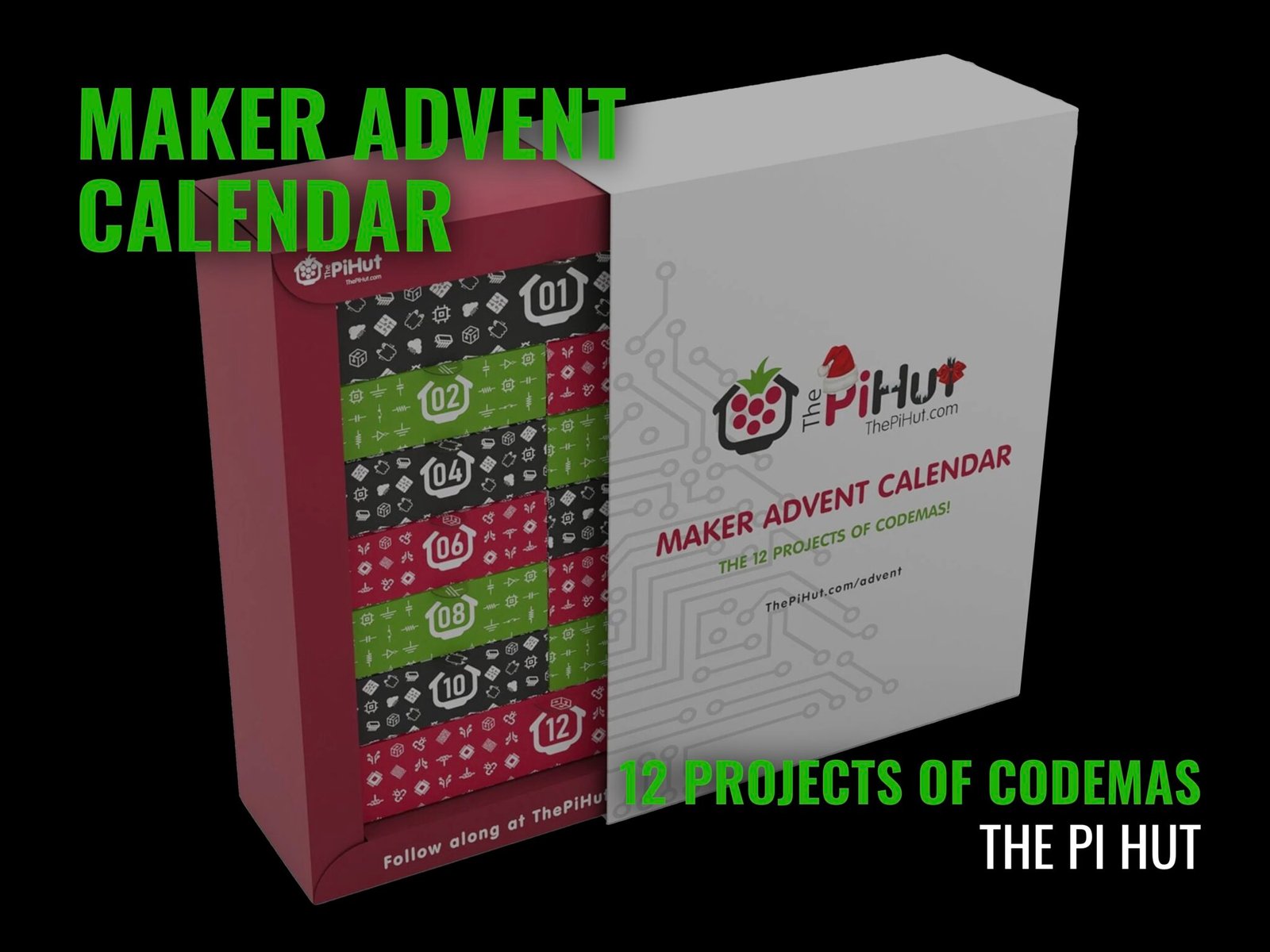 12 Projects of Codemas! Maker Advent Calendar from The Pi Hut Carl